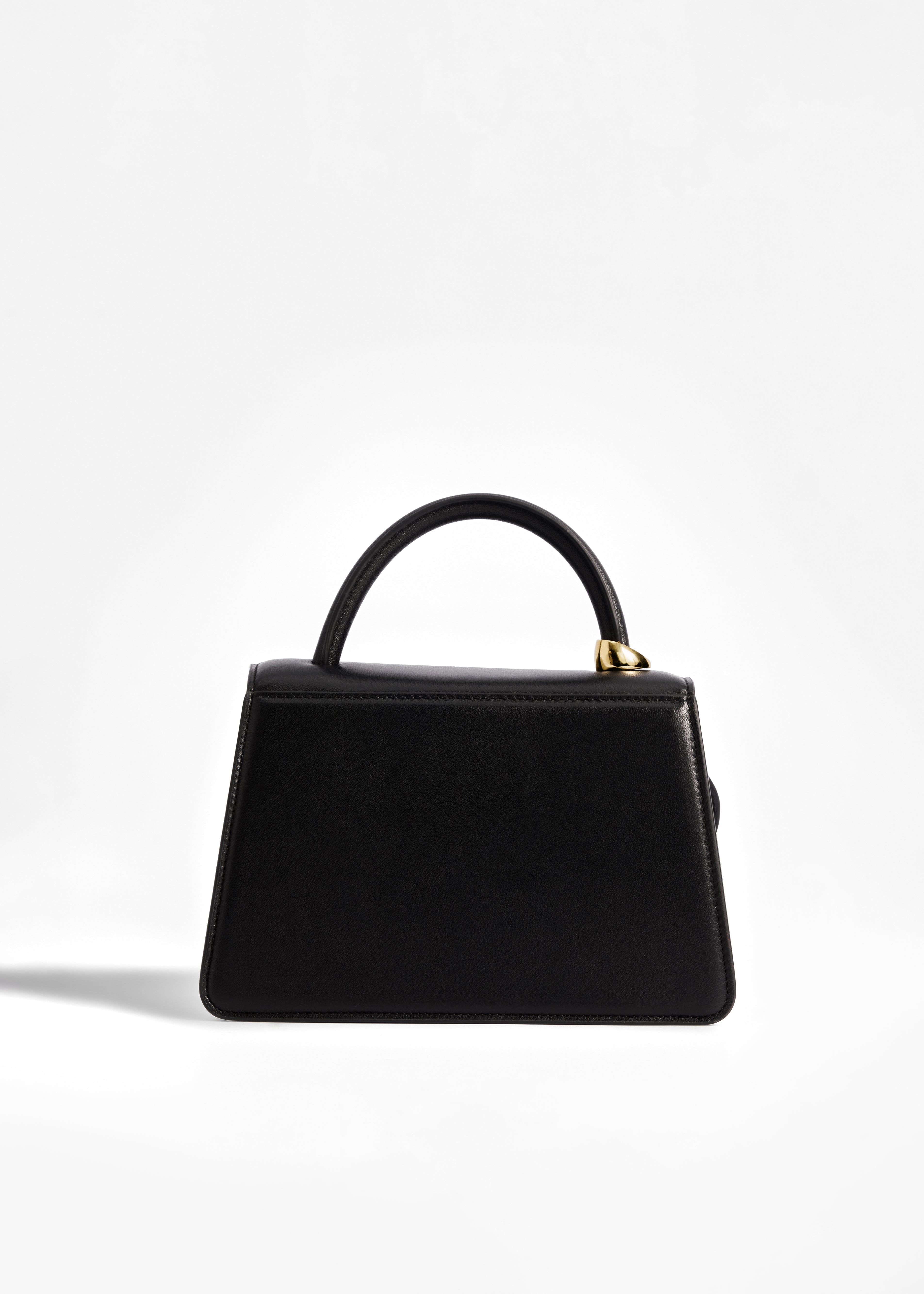 PNARU NUV Black Leather, Gold Hardware