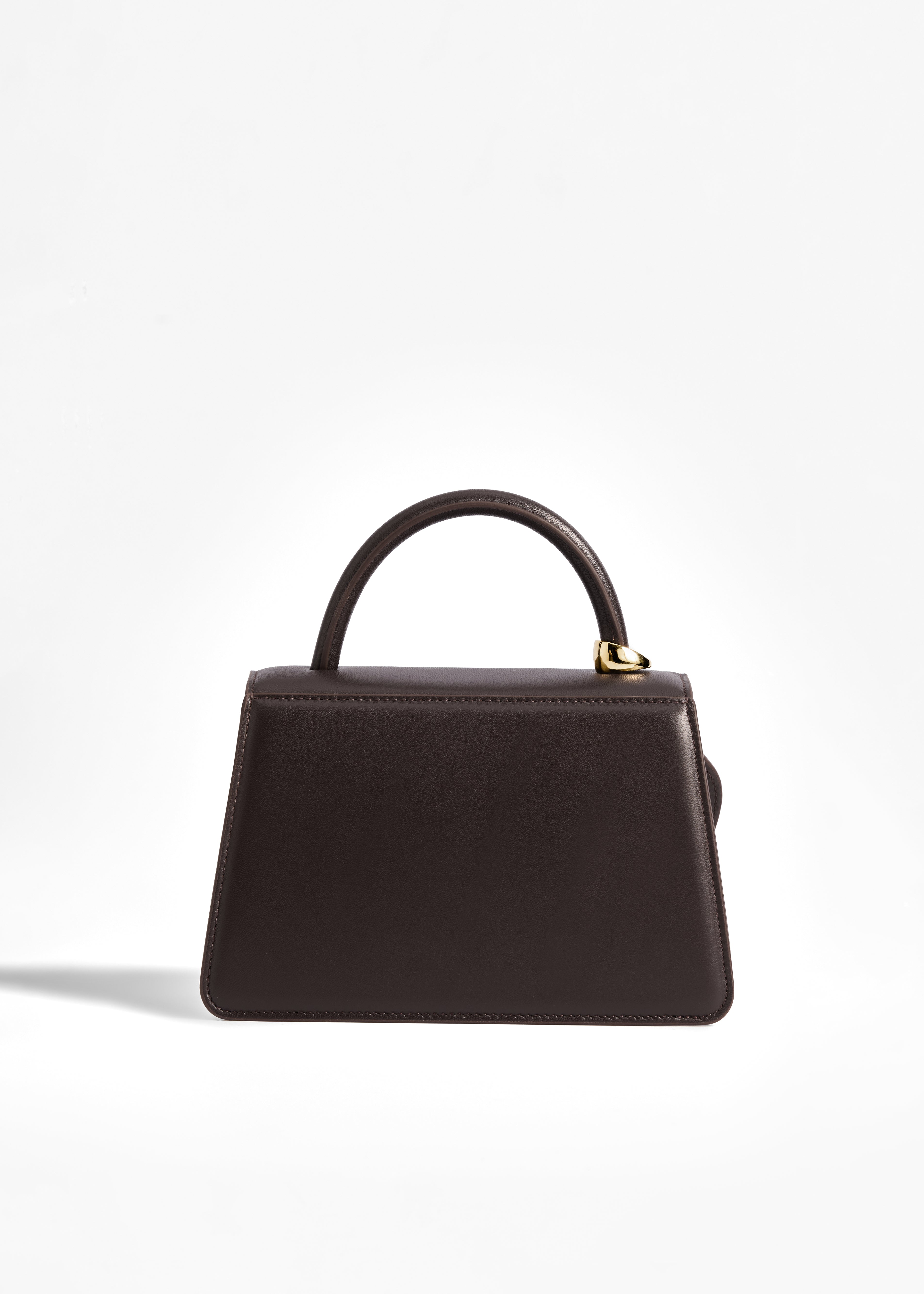 PNARU NUV Brown Leather, Gold Hardware