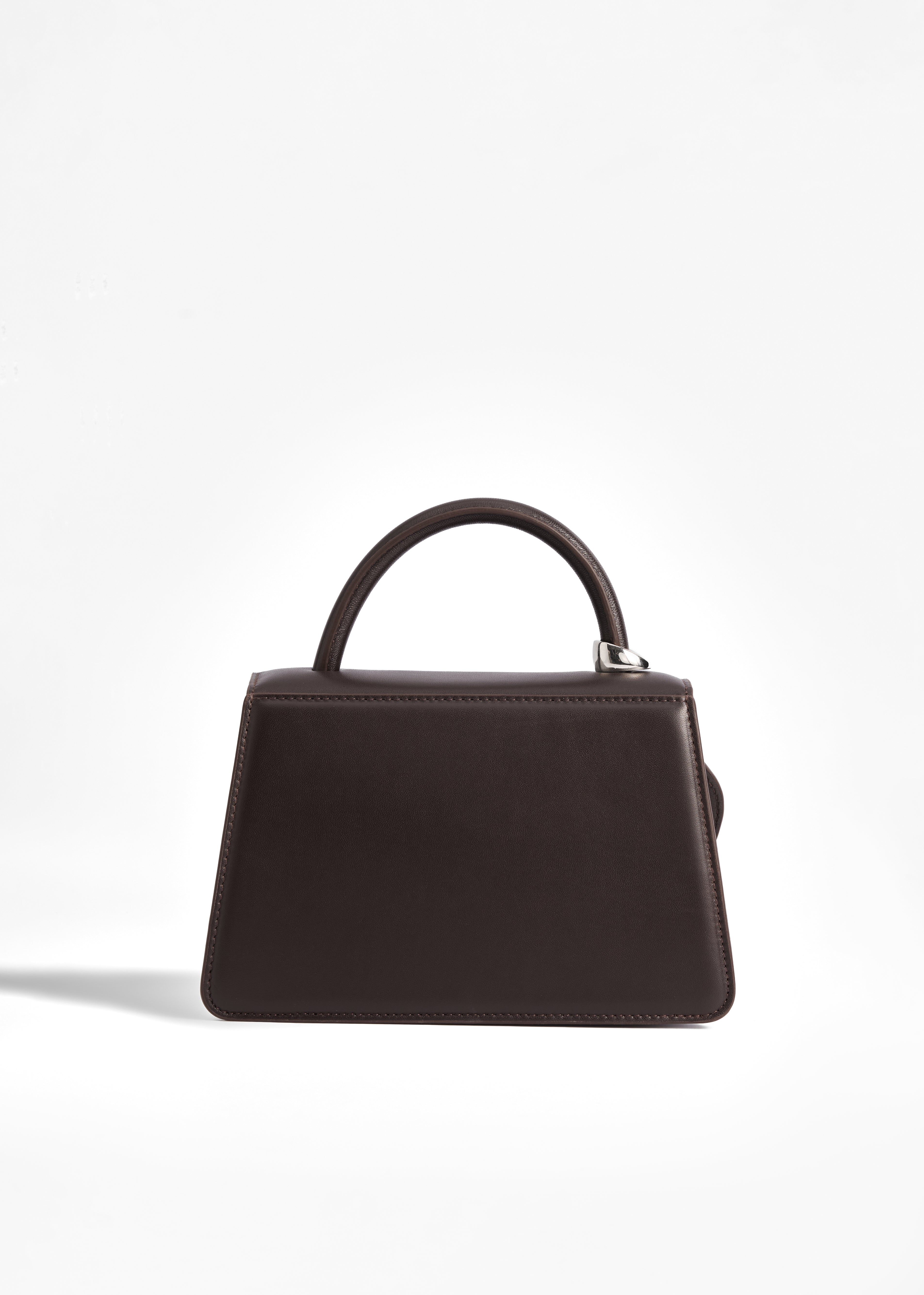 PNARU NUV Brown Leather, Silver Hardware