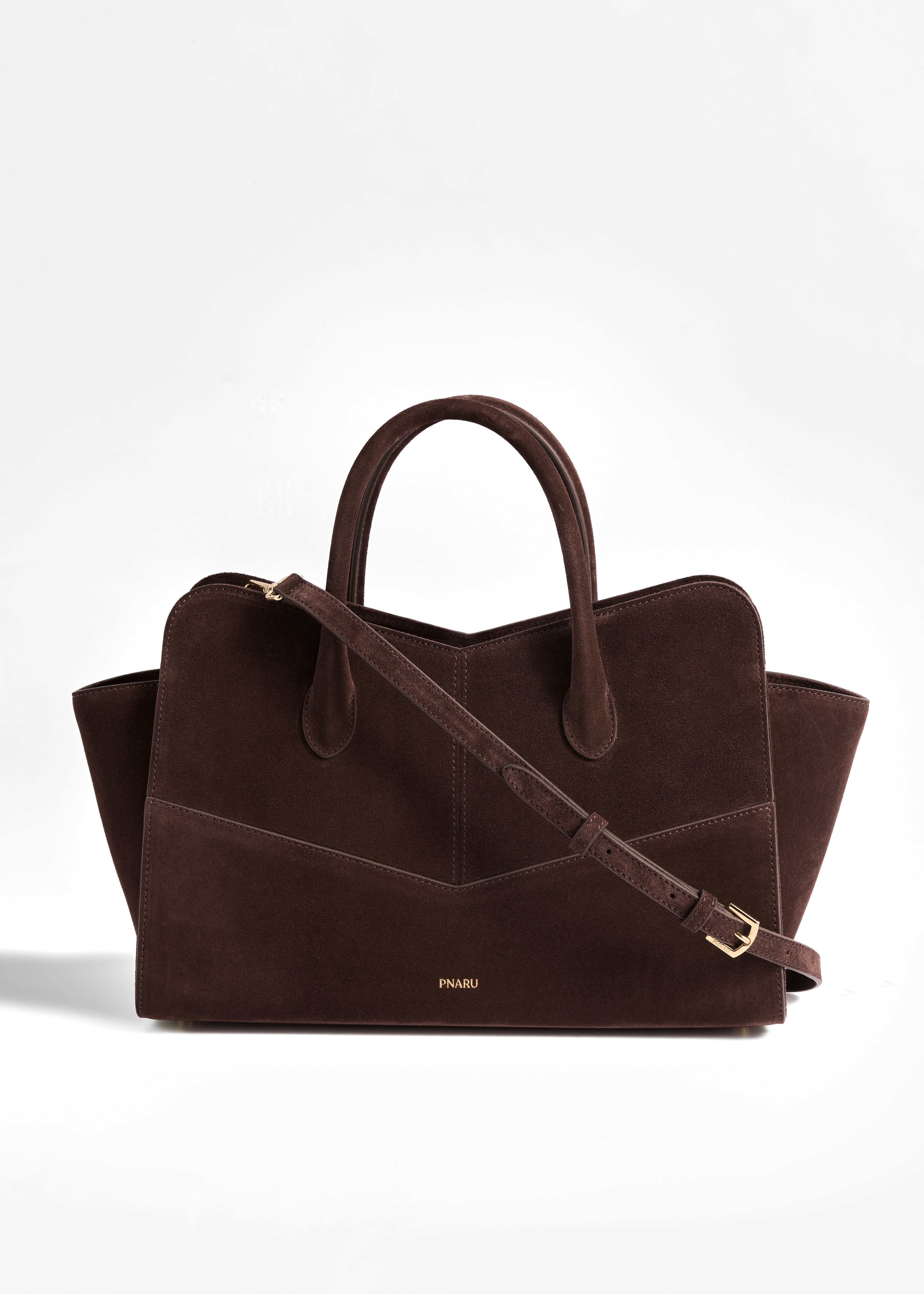 PNARU VENA LARGE Brown Suede