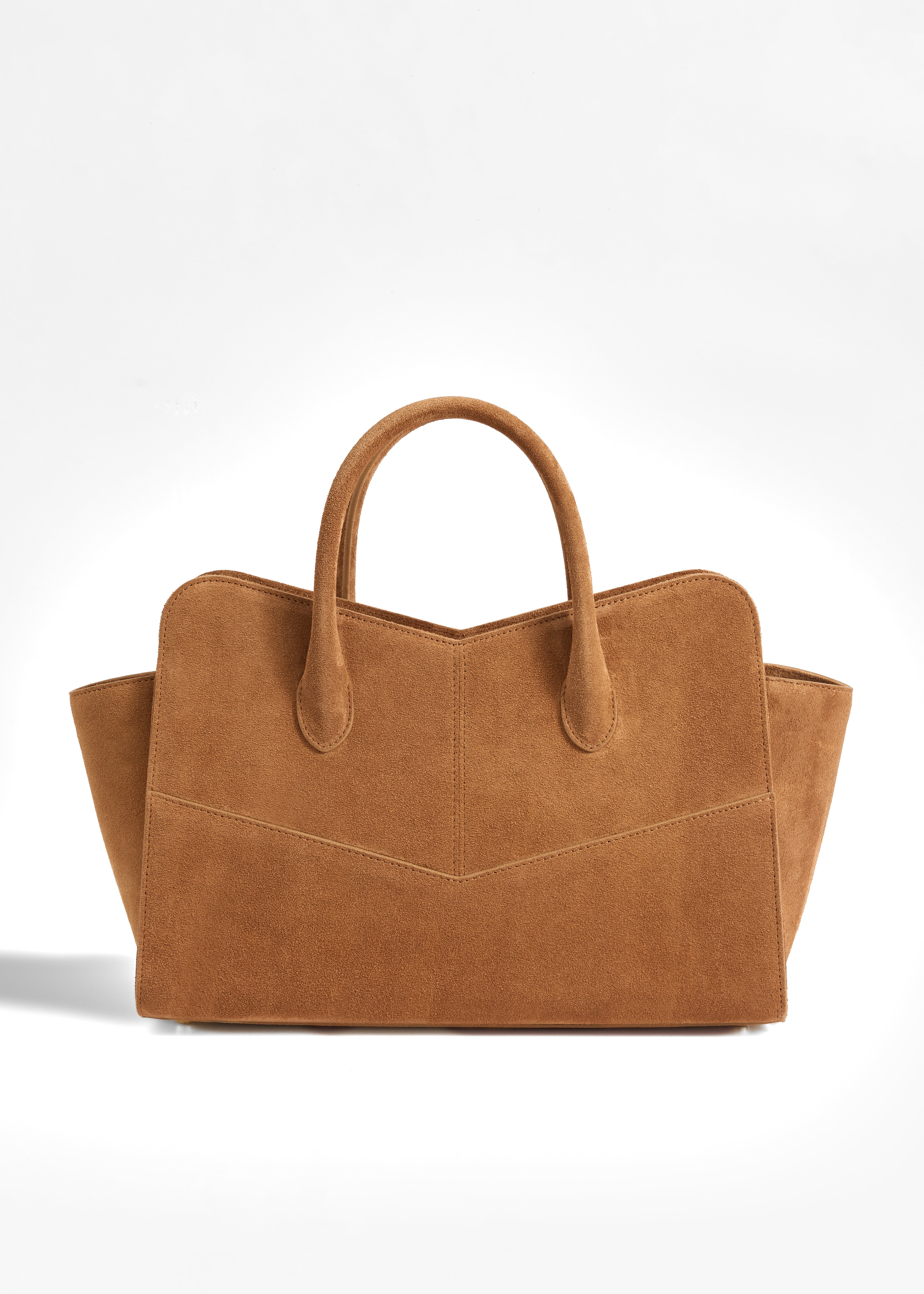 PNARU VENA LARGE Tan Suede