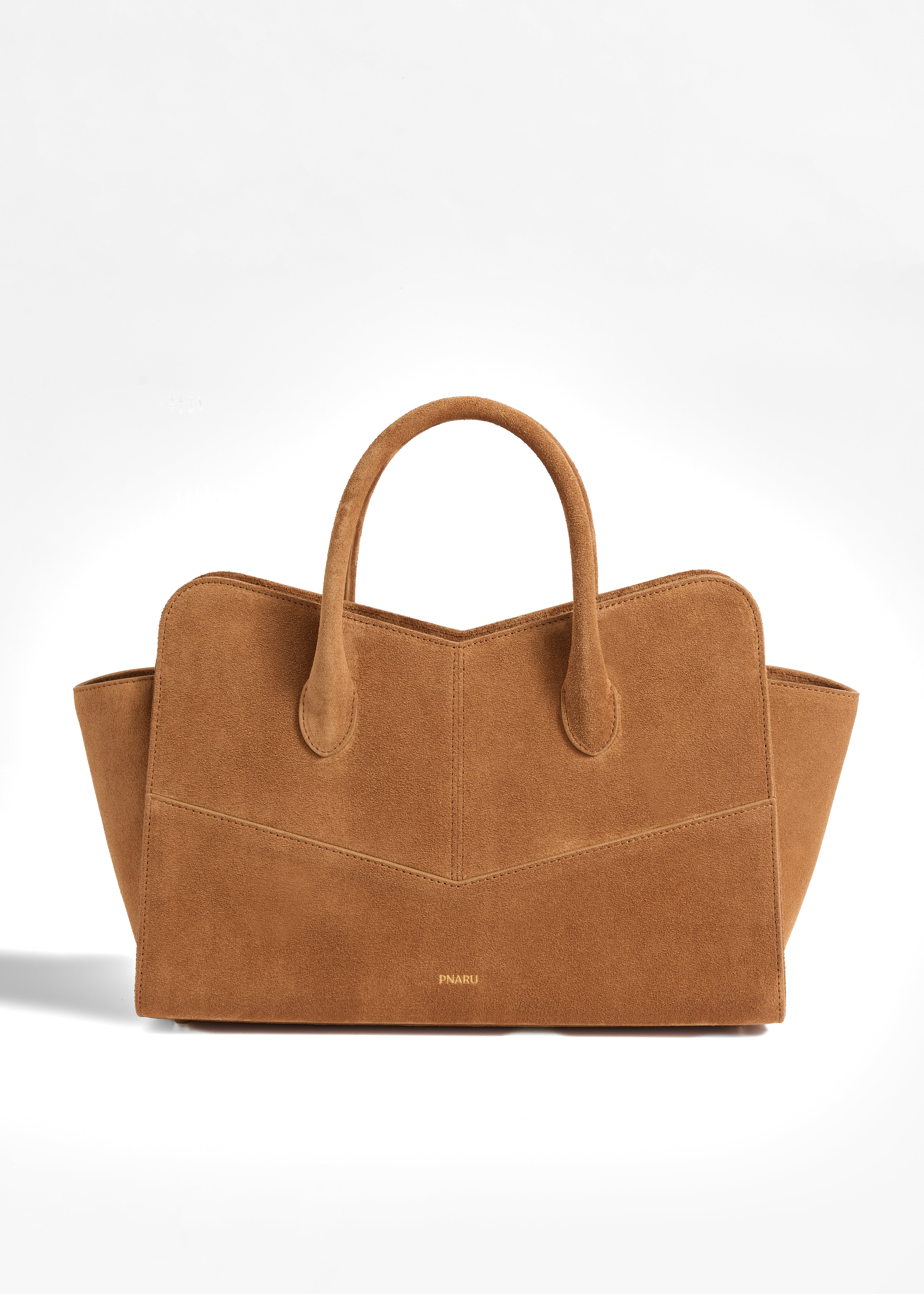 PNARU VENA LARGE Tan Suede