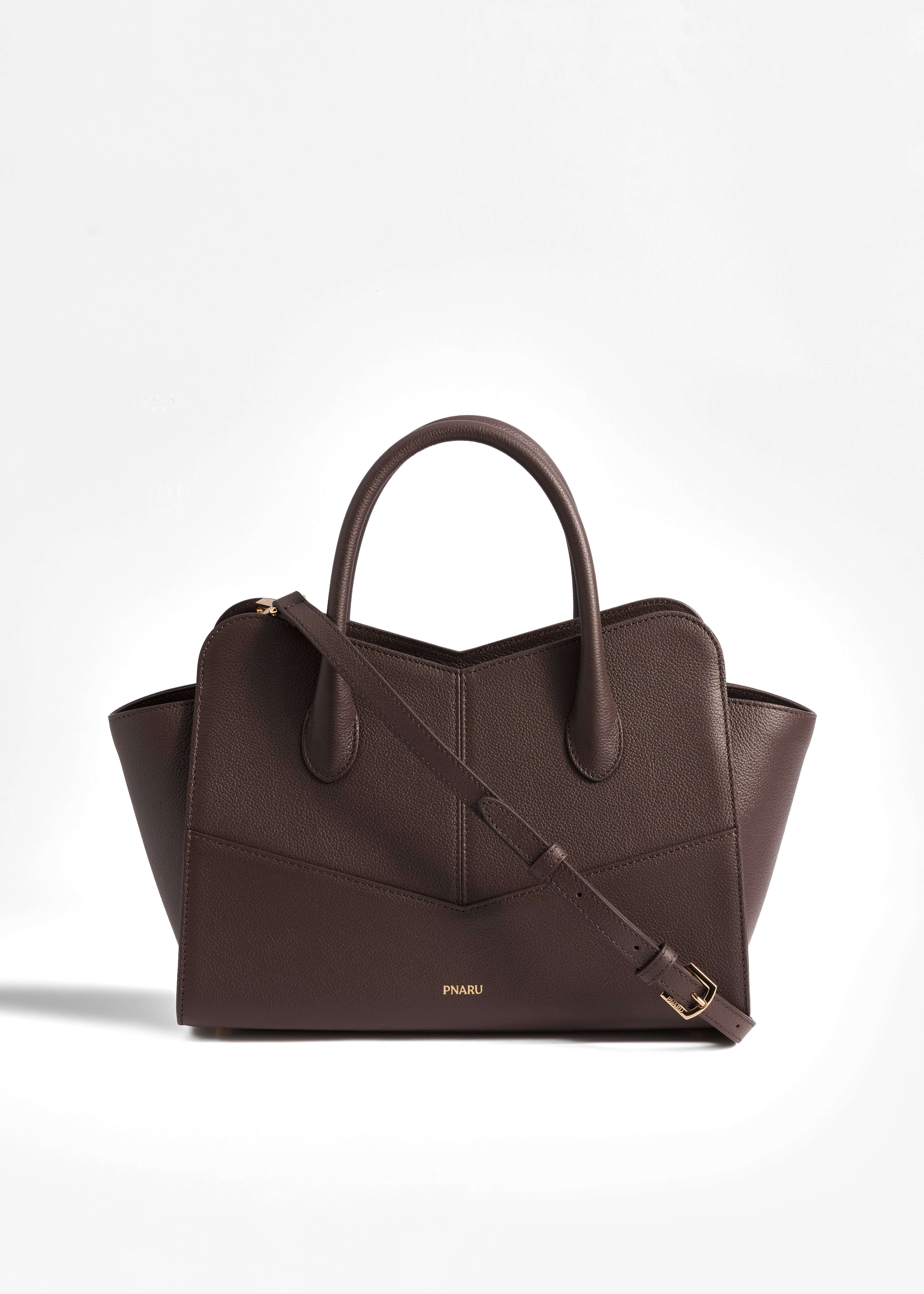 PNARU VENA MEDIUM Brown Leather