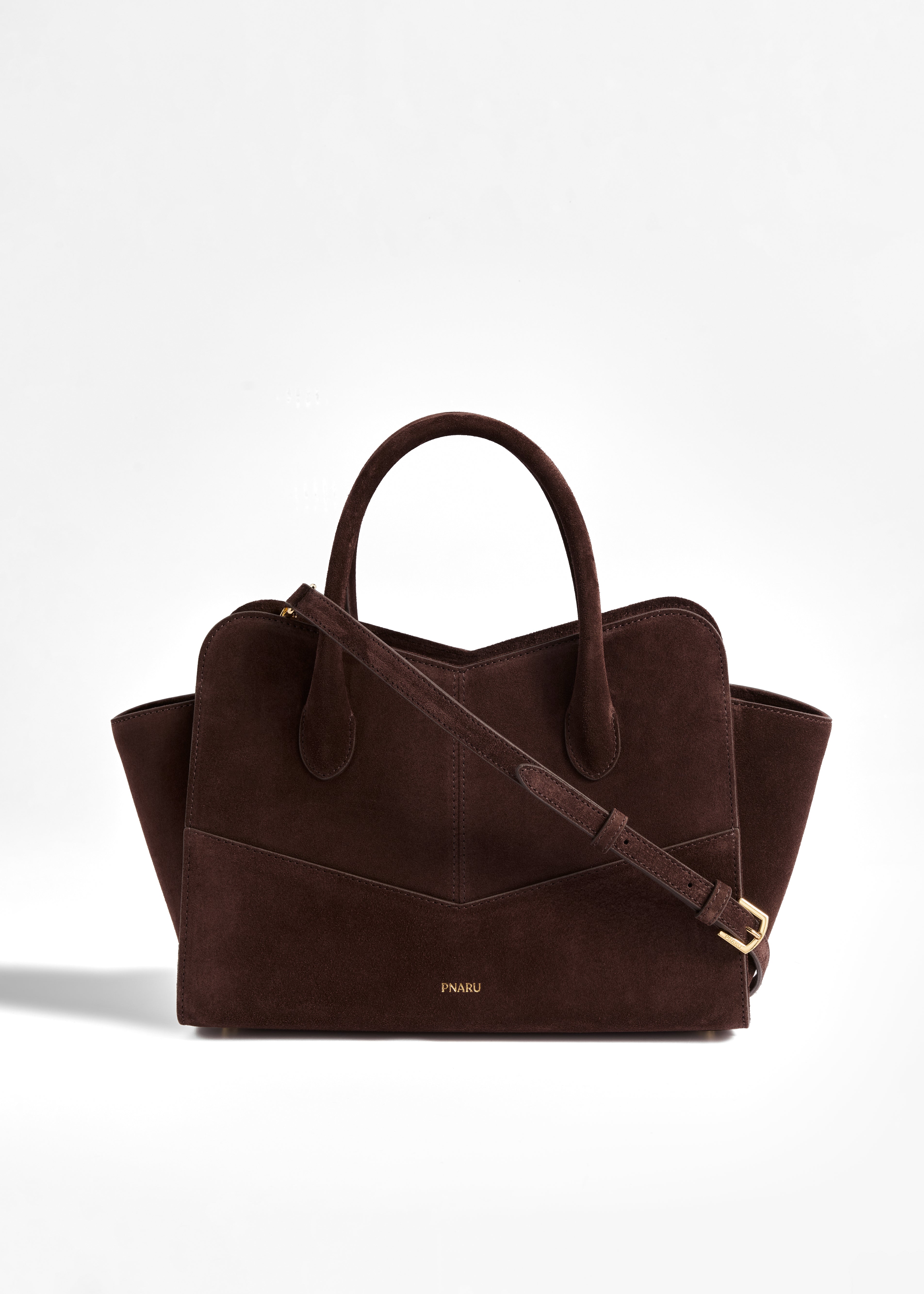 PNARU VENA MEDIUM Brown Suede