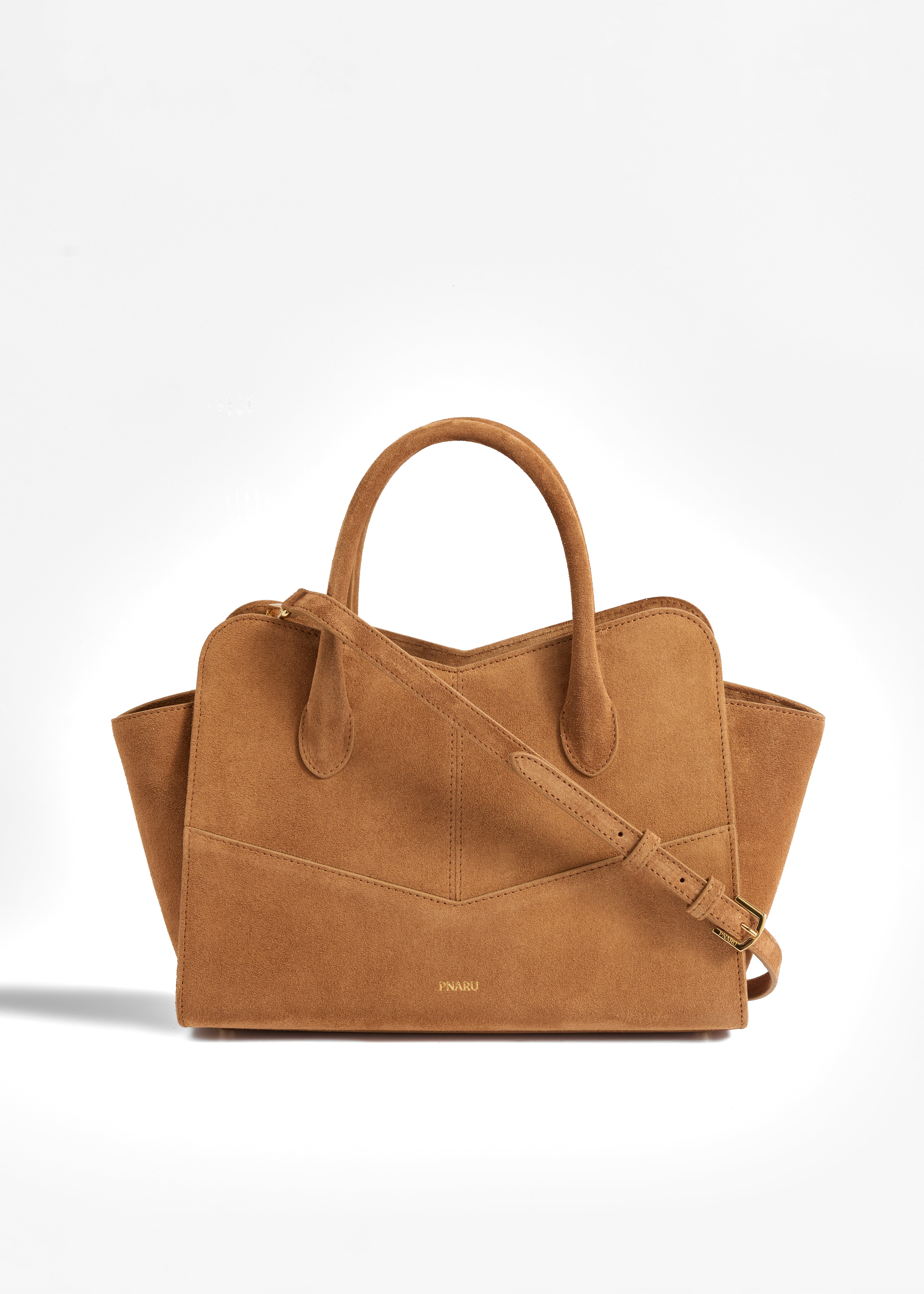 PNARU VENA MEDIUM Tan Suede