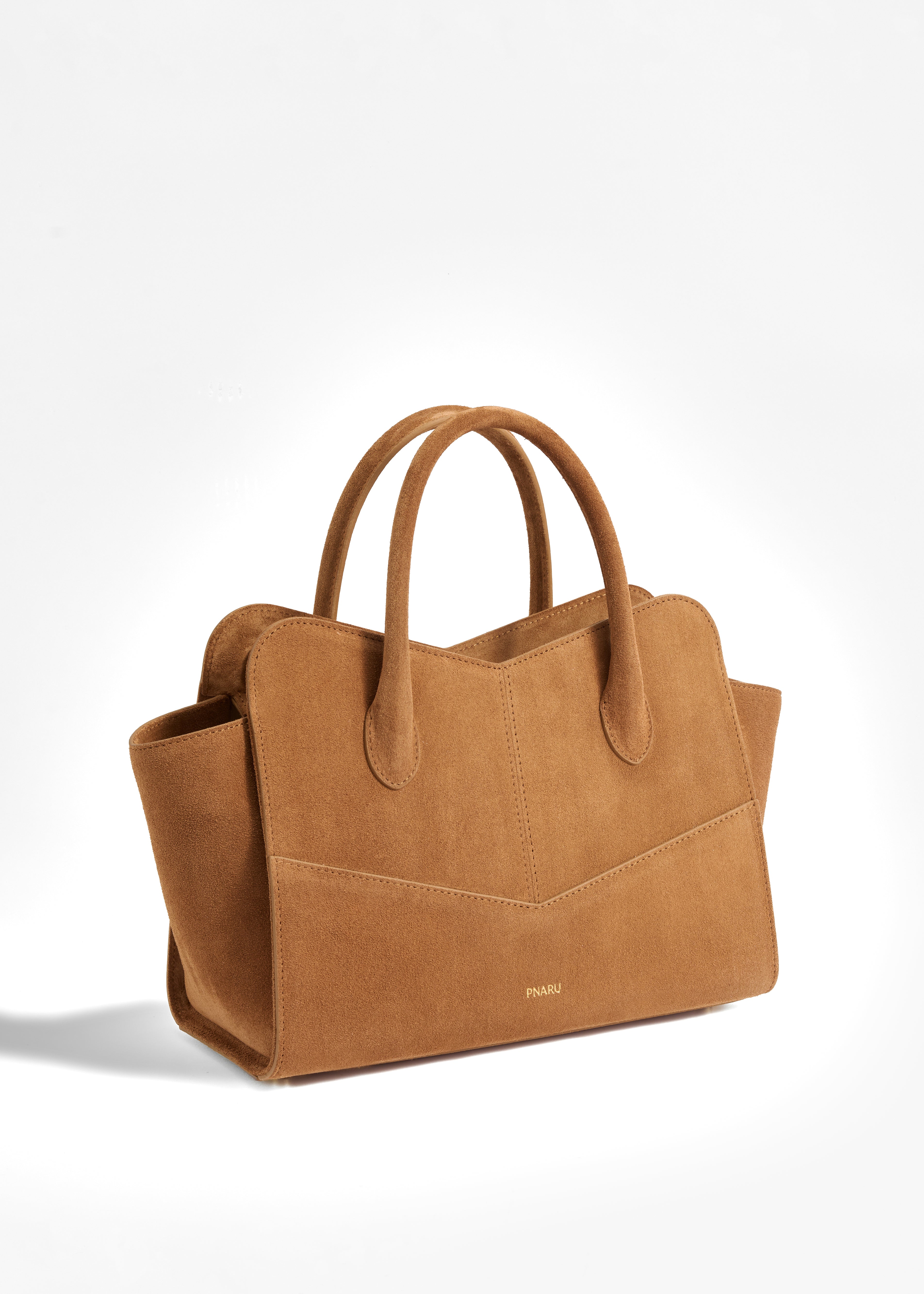 PNARU VENA MEDIUM Tan Suede